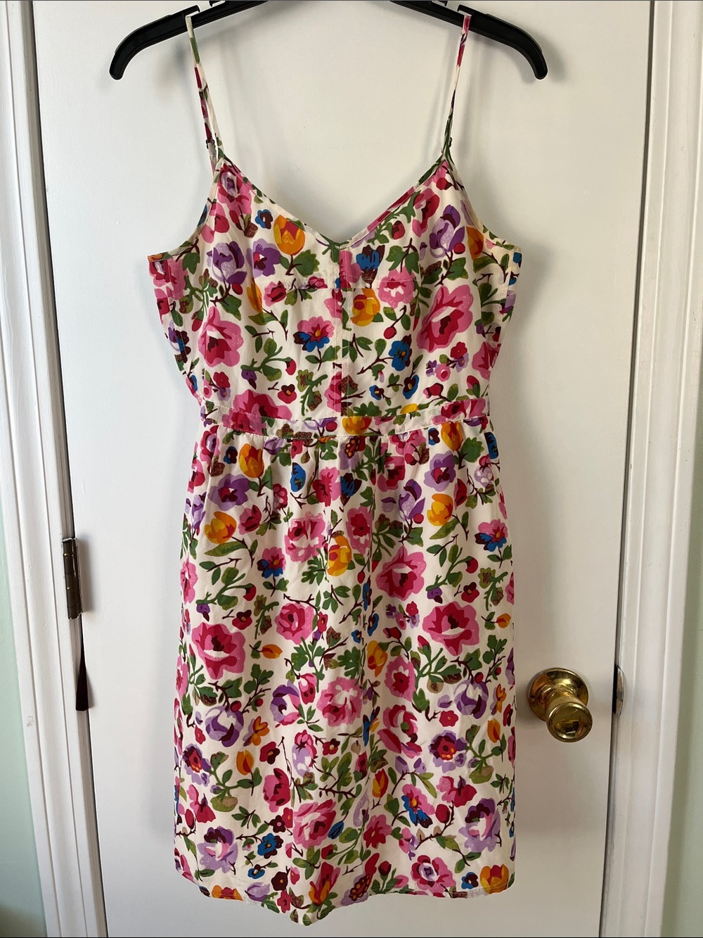 Madewell Floral Silk Dress. Size 6.